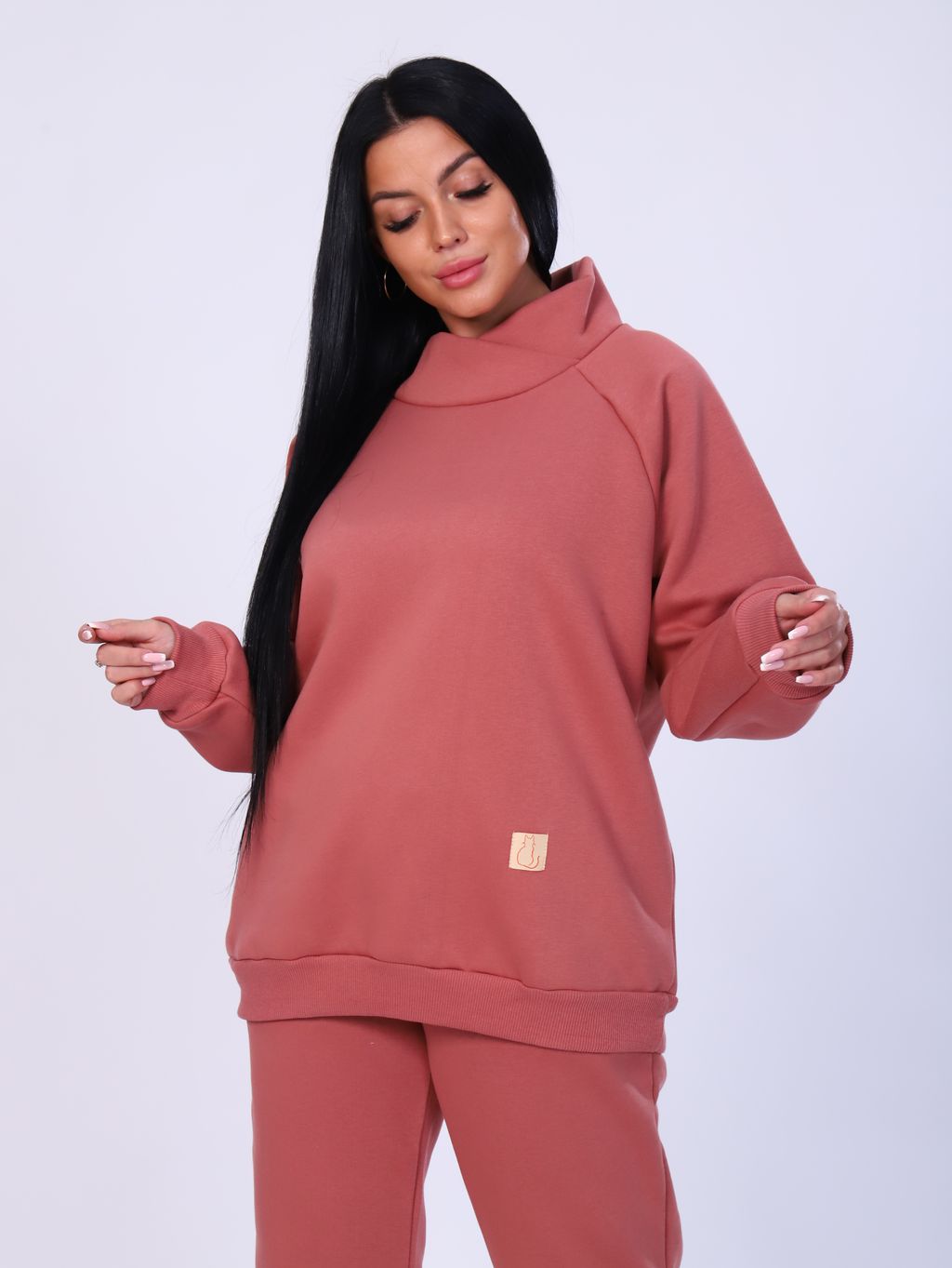 М343 Костюм Олимпия без капюшона (коричневый) - Иванушка-трикотаж фото 11