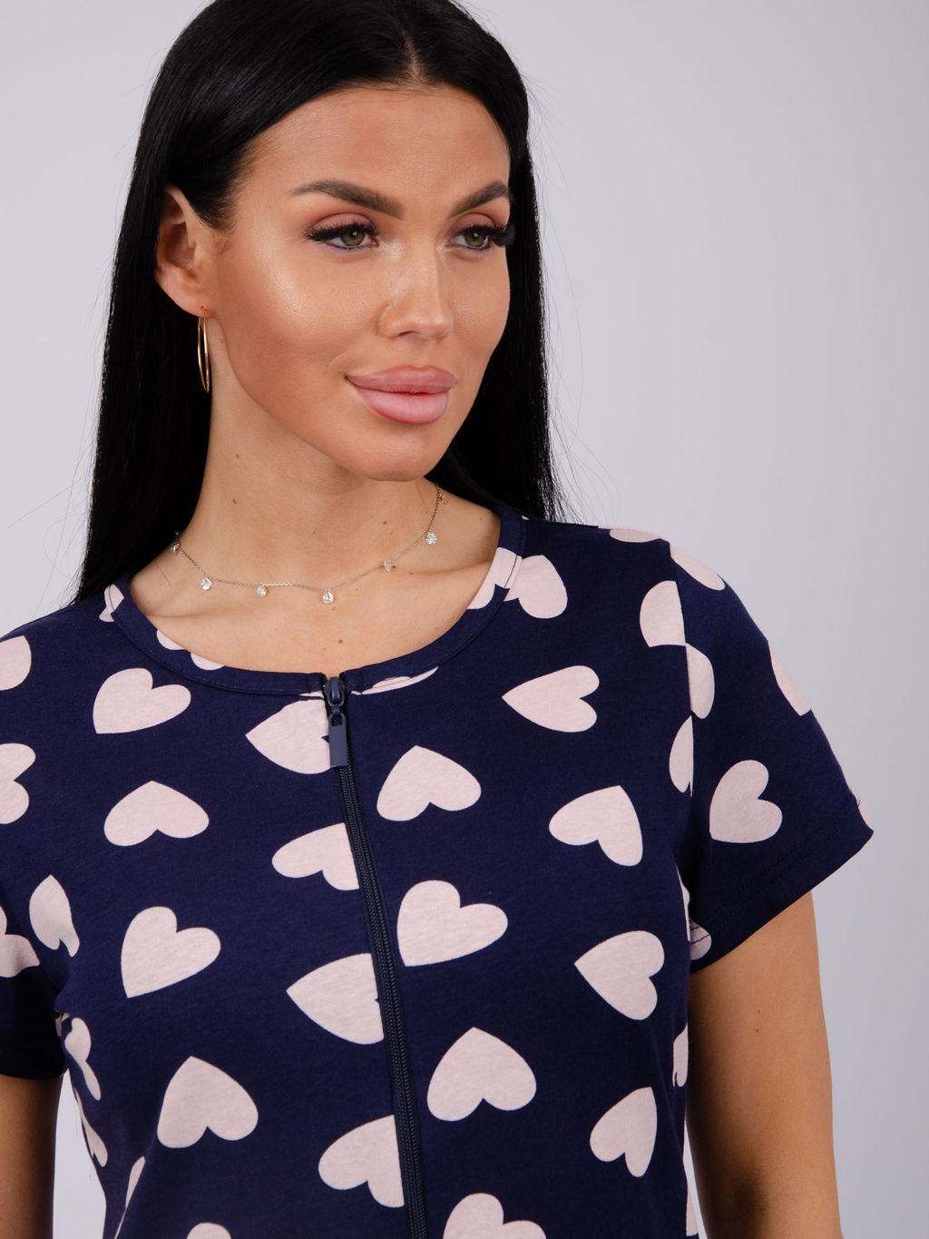 Халат Красотка 6 лав, трикотаж - Малина фото 5