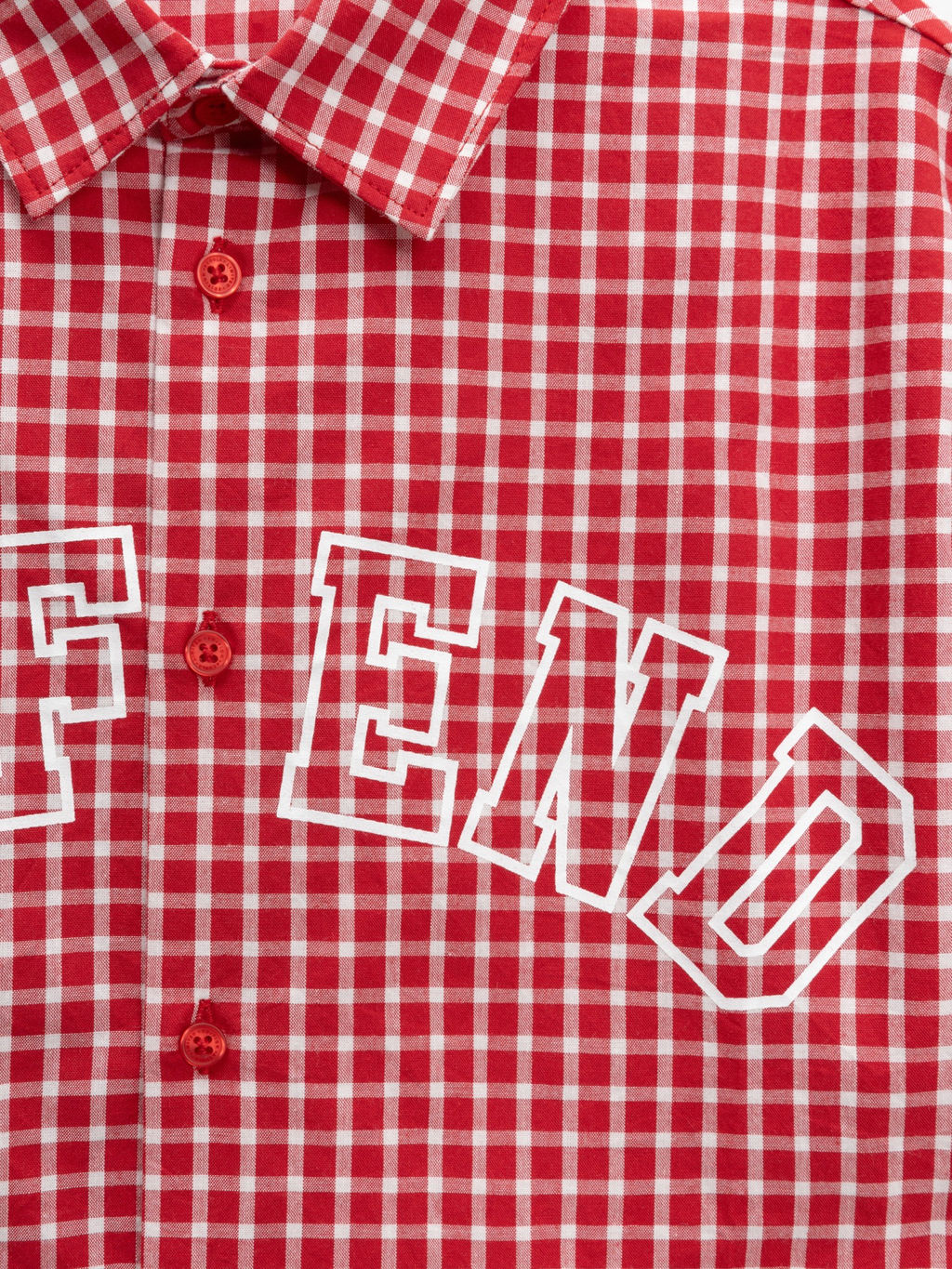 ACOOLA / Сорочка верхняя детская для мальчиков Rasselo красная клетка фото 4