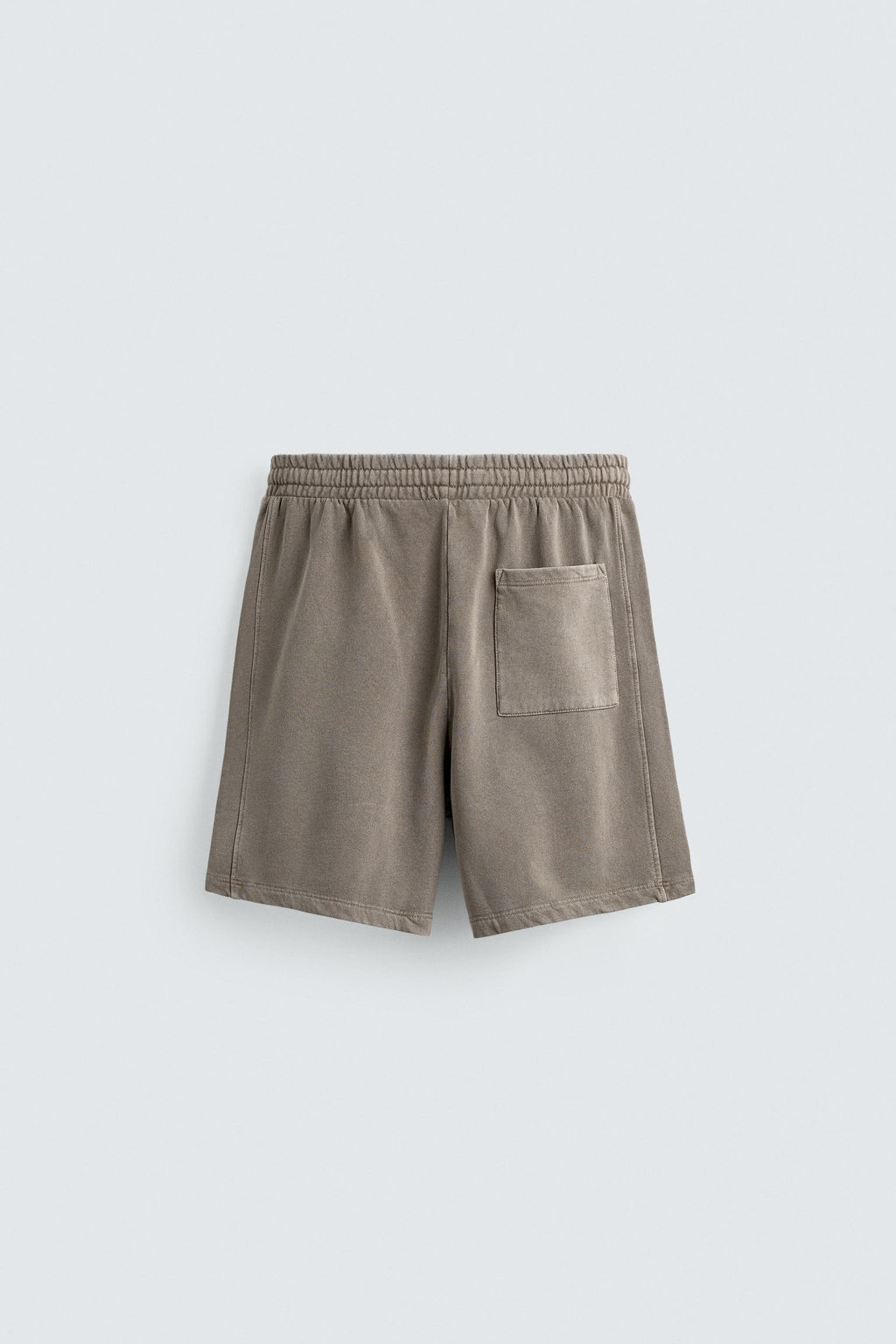 BERMUDA JOGGER B?SICA LAVADA / Gris - Zara фото 7