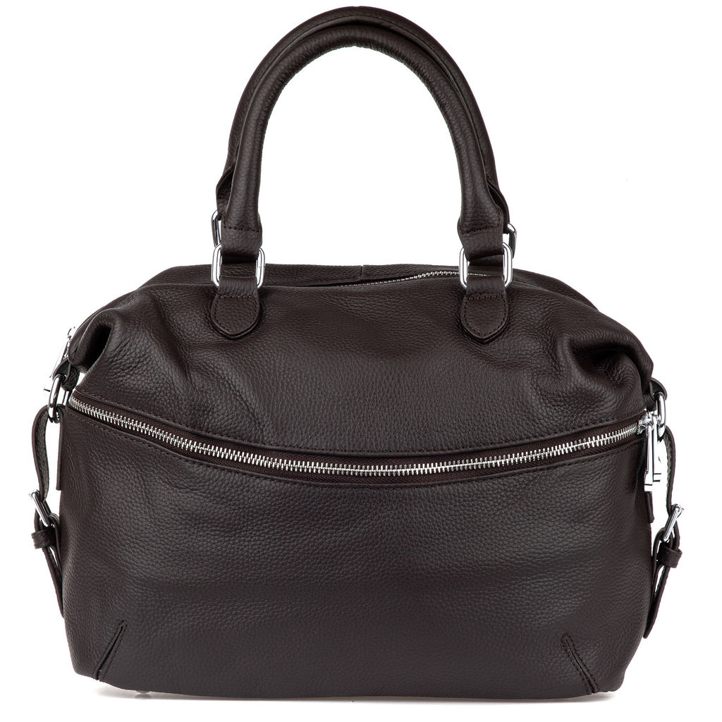 C0506 coffee женская кожаная сумка "Casual" Barcelo Biagi