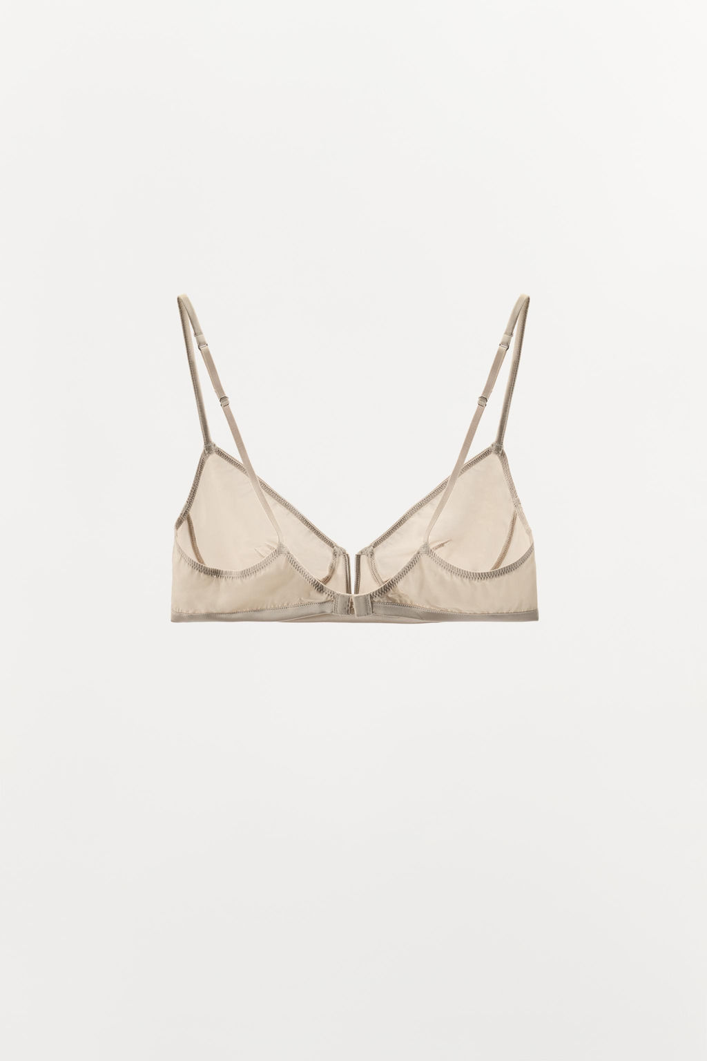 SILK BRALETTE WITH METAL DETAIL - Zara фото 2