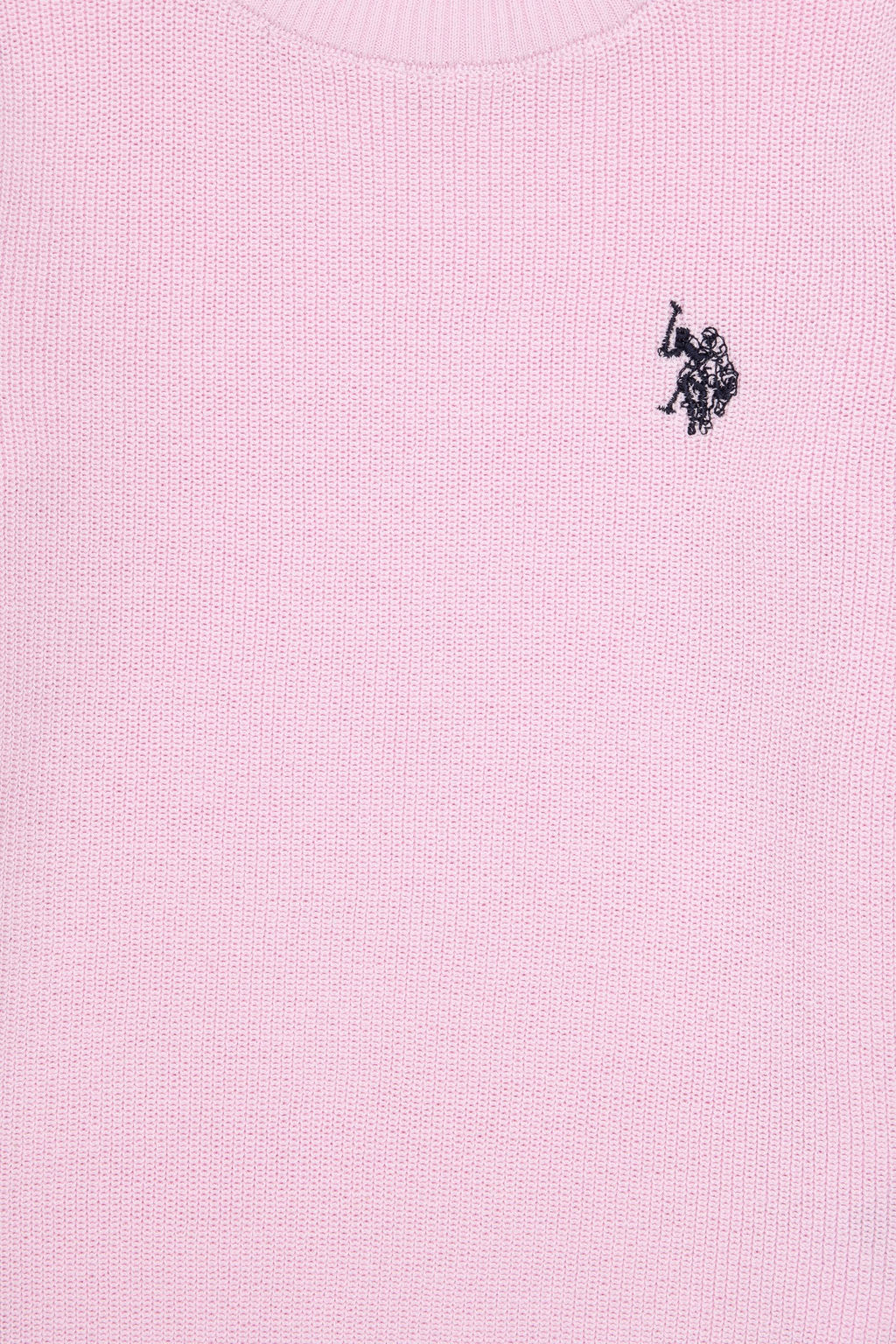 Розовый базовый свитер для девочки Неожиданная скидка в корзине - U.s. polo assn фото 4