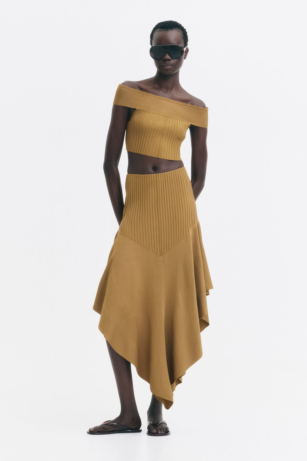 Crop top off-the-shoulder - H&m фото 6