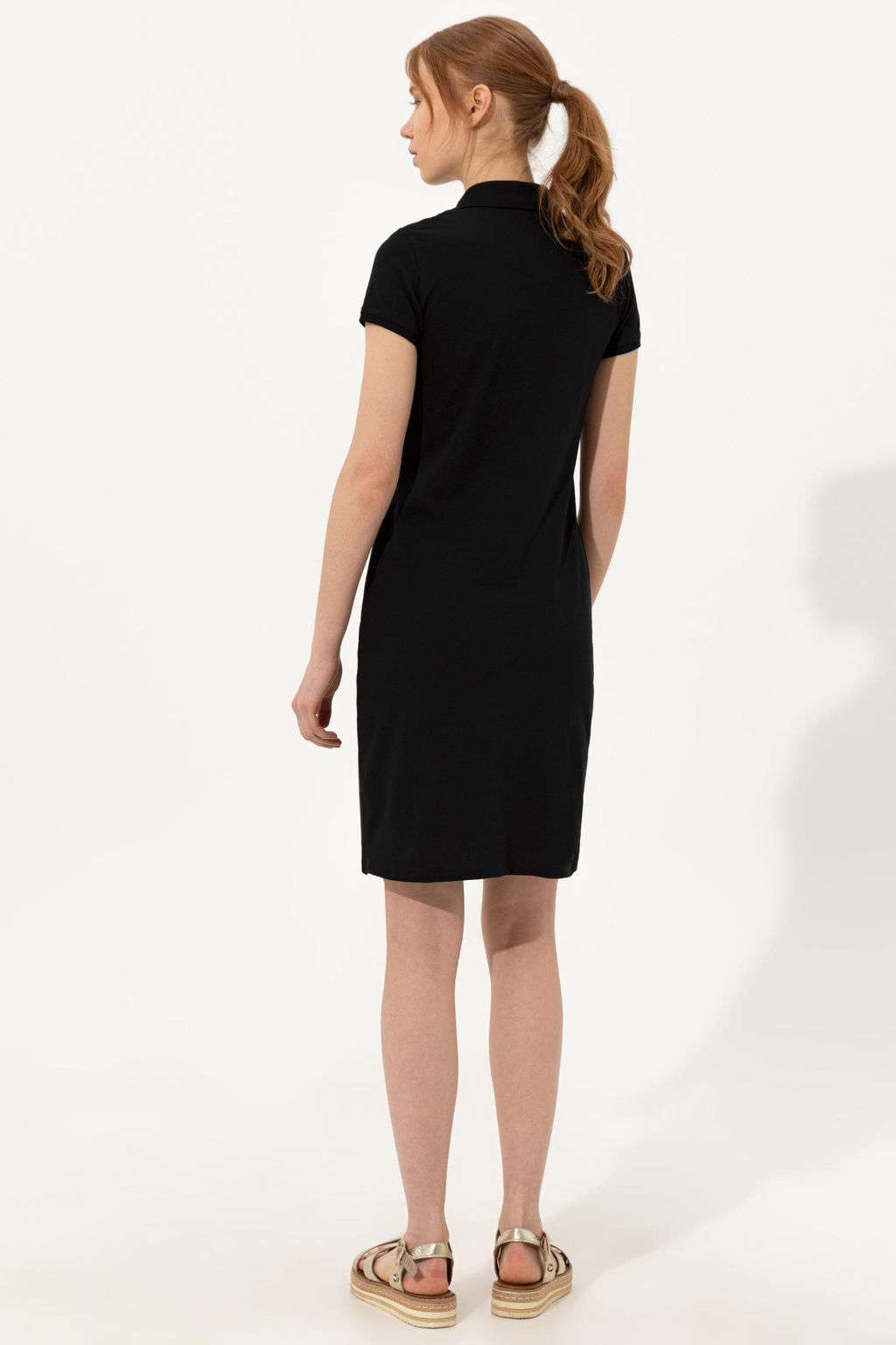 Женское черное вязаное платье - U.s. polo assn фото 10