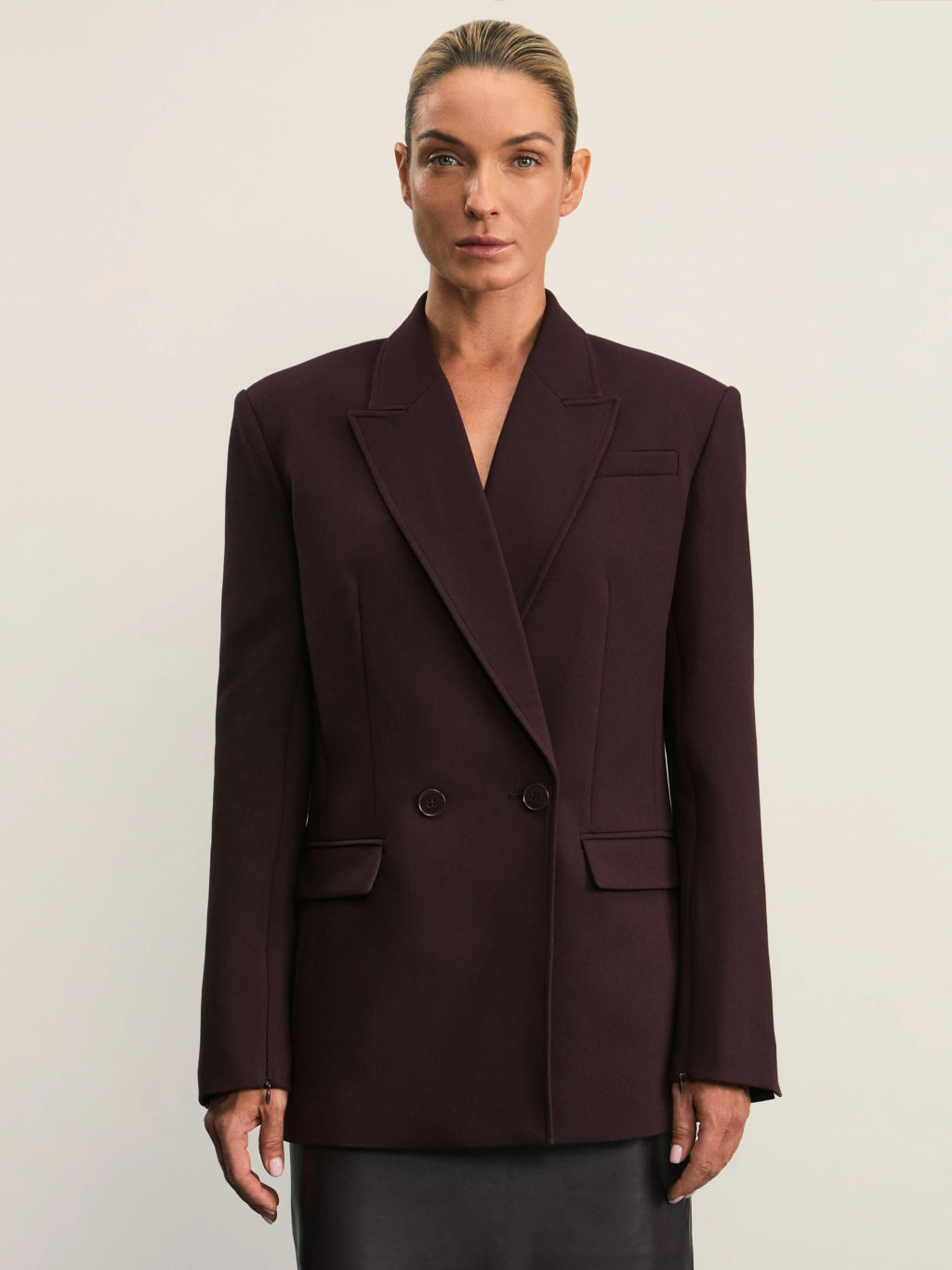 Приталенный двубортный жакет / Zarina  фото 6