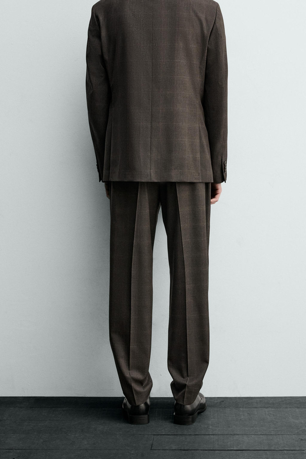 CHECK SUIT TROUSERS - Zara фото 3