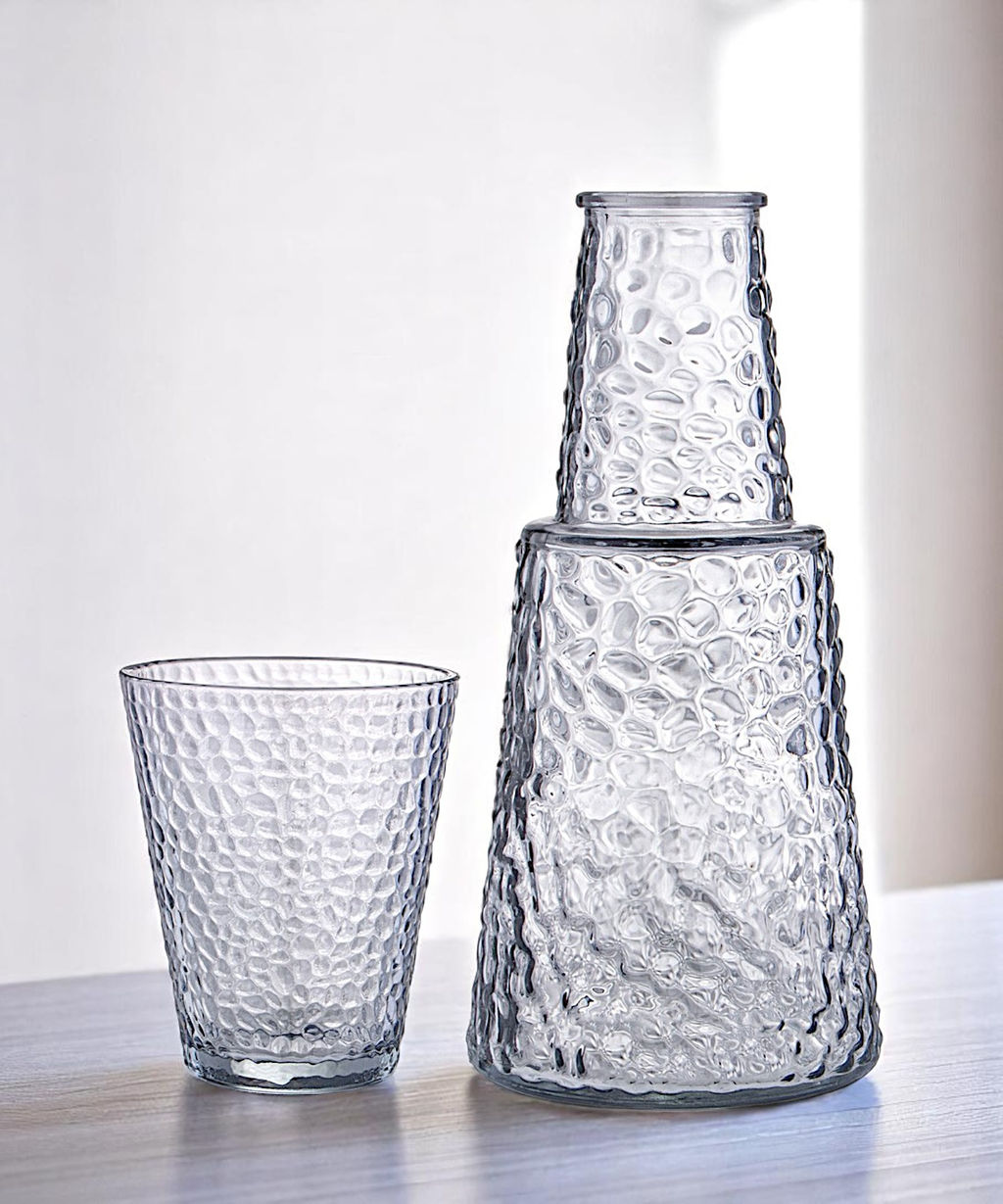 Графин Agness Grey с крышкой-стаканом 800 мл фото 6