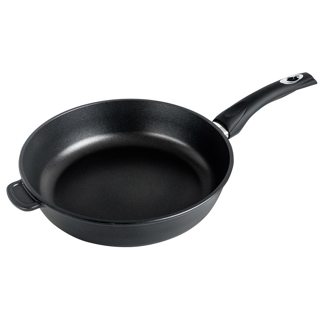 Сковорода с тефлоновым покрытием д28см Классик, h7см, s0,42см, ручка из термостойкого пластика (Россия)
