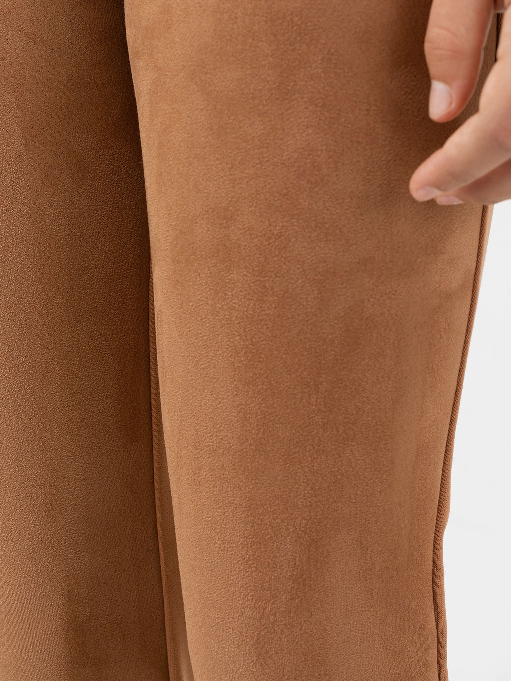 Однотонные плотные легинсы рыжего цвета для девочек - Mark formelle фото 5