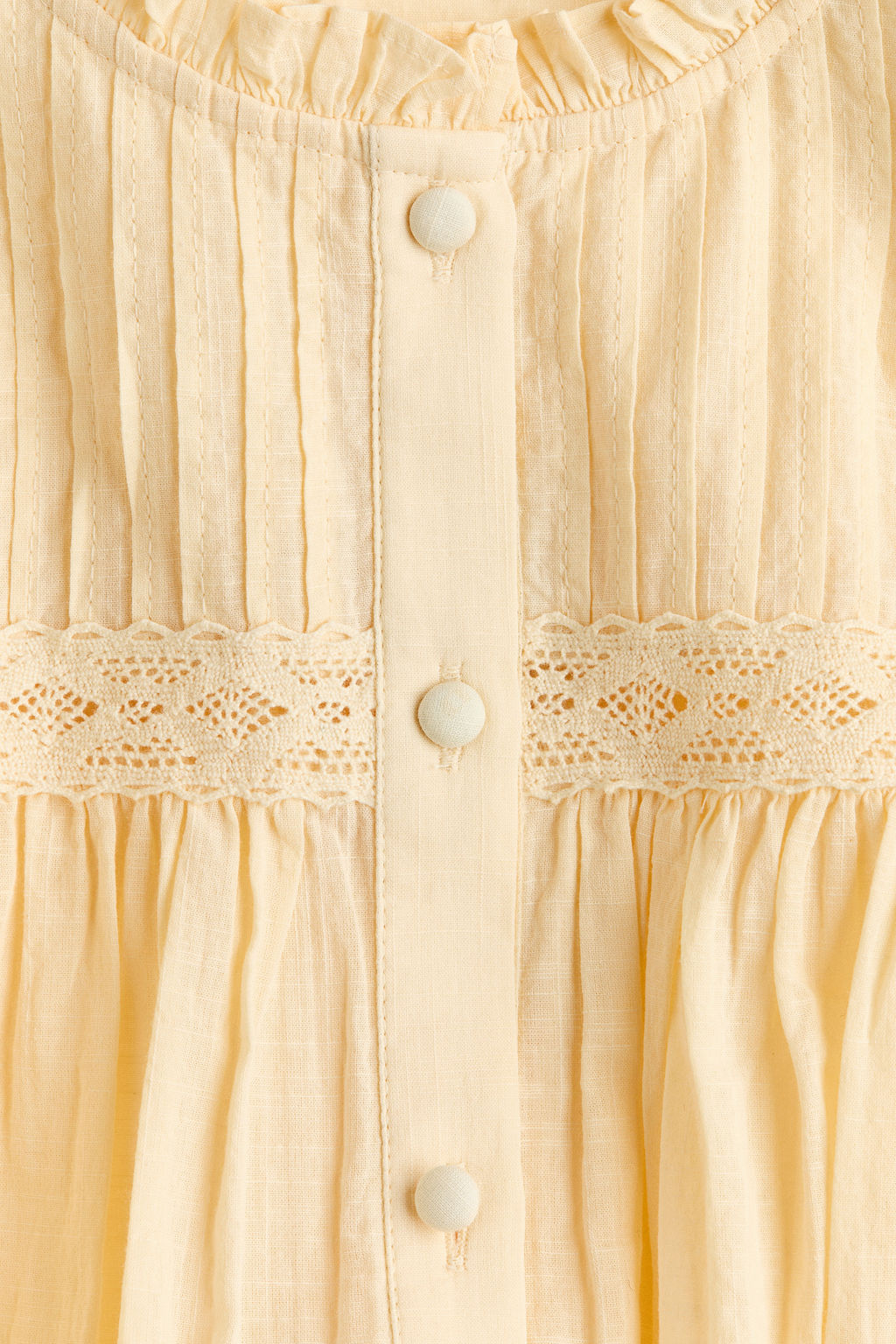 Blusa de algod?n con jaretas - H&m фото 6