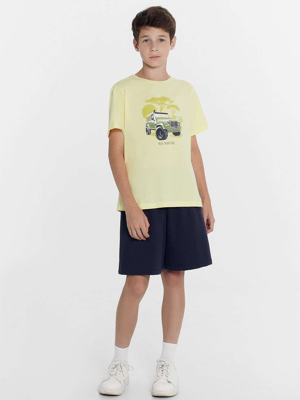 Футболка для мальчиков желтая с печатью - Mark formelle фото 3