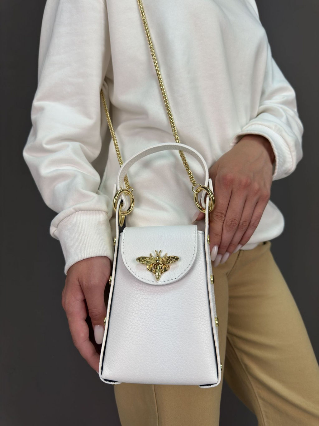 Сумка женская из телячьей кожи