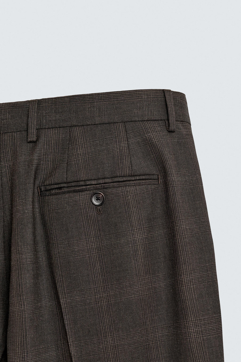 CHECK SUIT TROUSERS - Zara фото 9