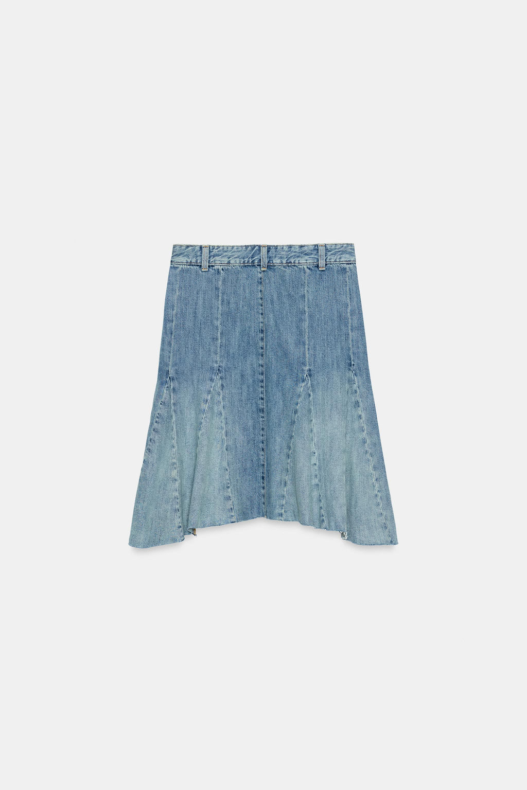 FALDA DENIM TRF GODETS / Azul - Zara фото 6