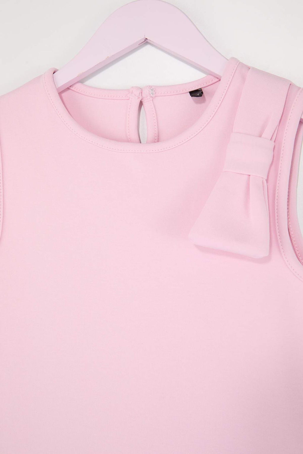 Pembe Maxi Duz Orme Elbise TKDSS26EL00001 - Trendyolmilla фото 2