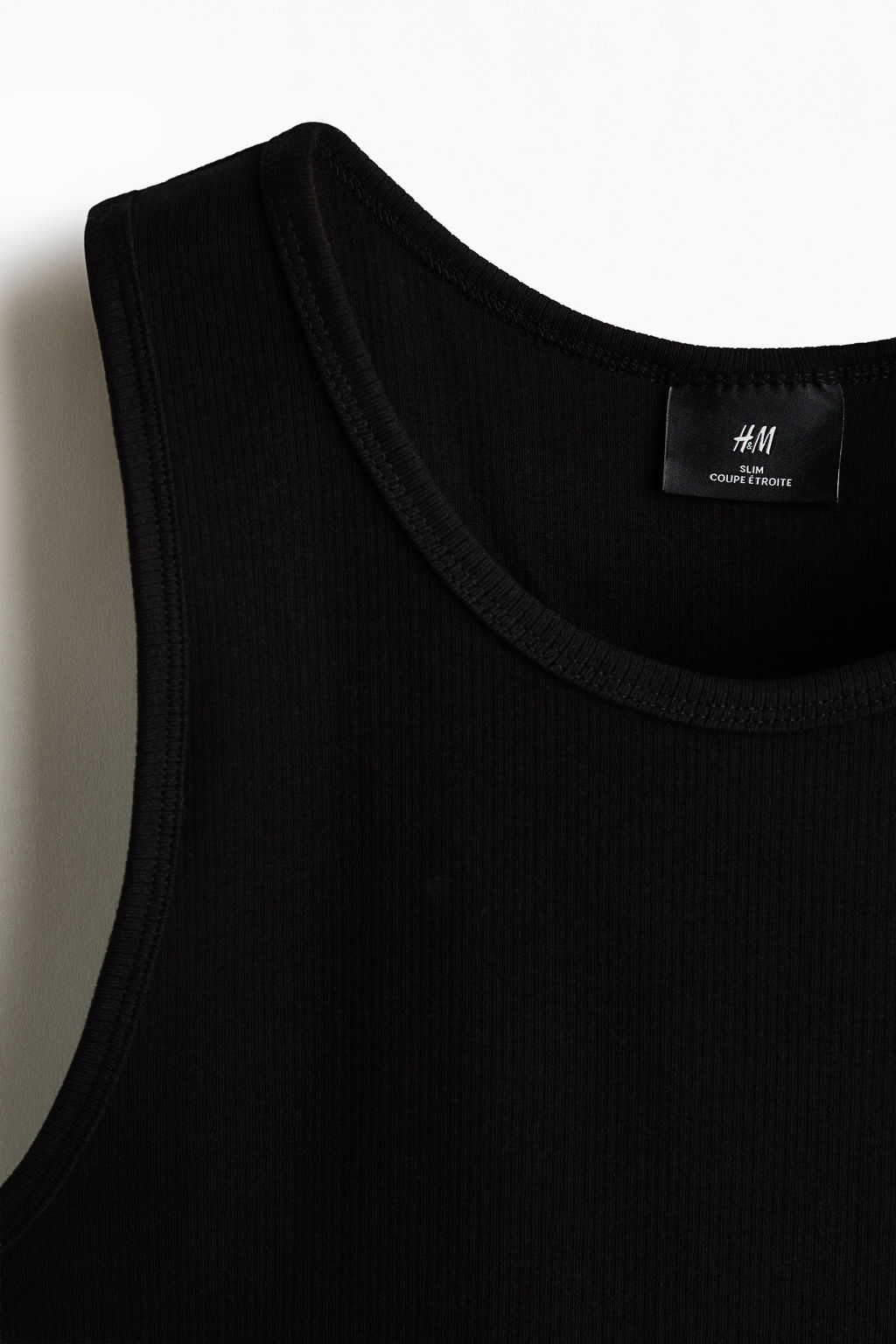 Camiseta sin mangas en canal? Slim Fit - H&m фото 10