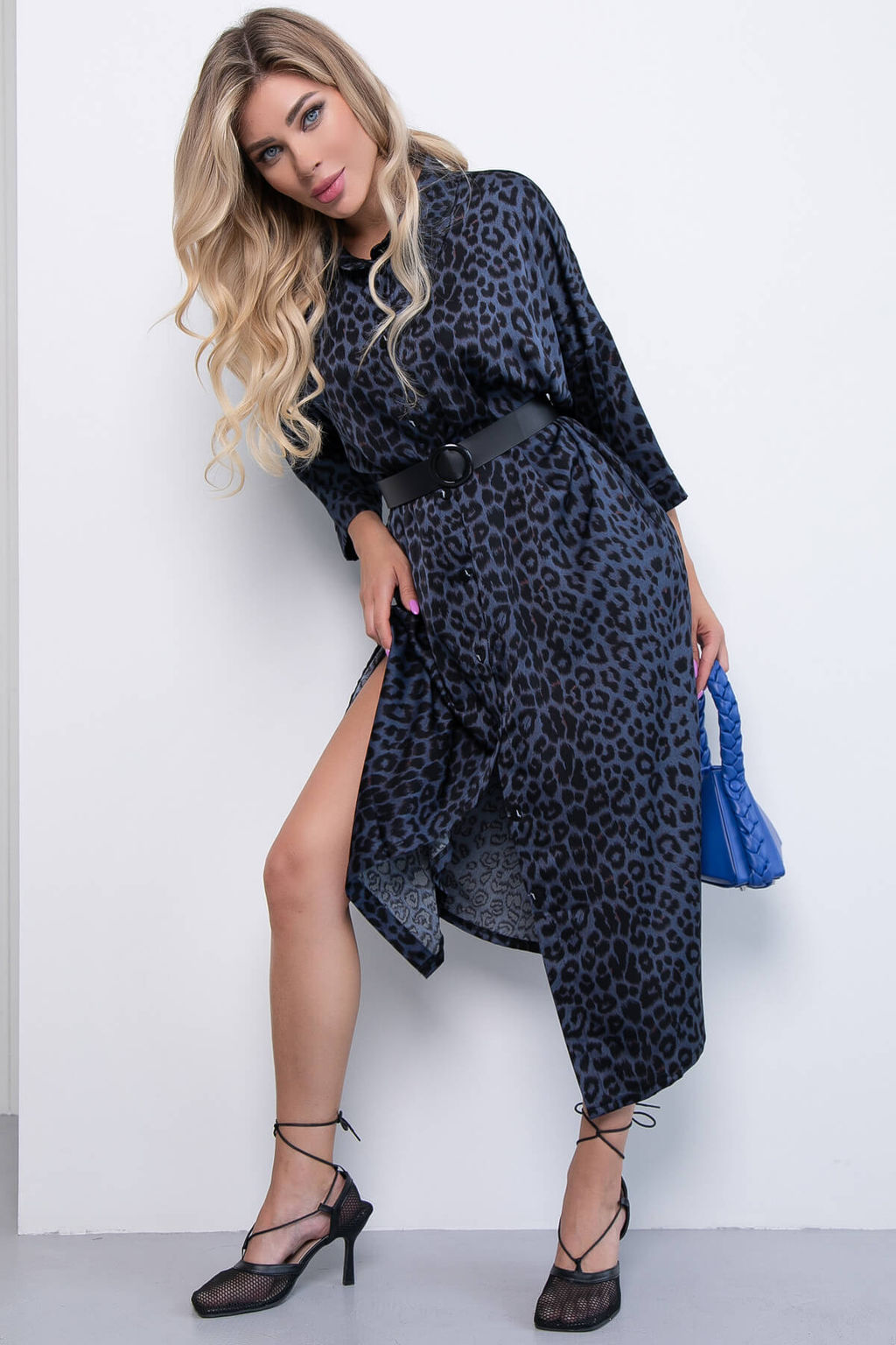 Платье Сьюзан (лео/синее) П10531 - Lt collection фото 21
