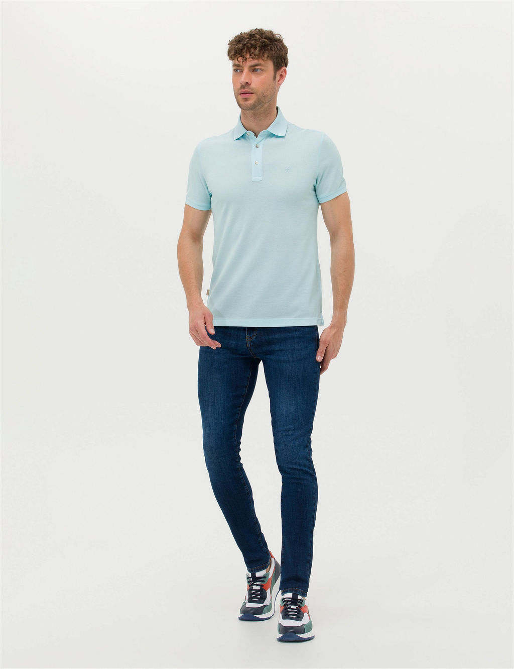 A__k Mavi Slim Fit Basic Ti__rt
