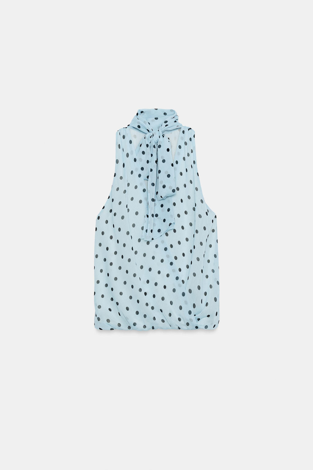 TOP LUNARES LAZO / Azul