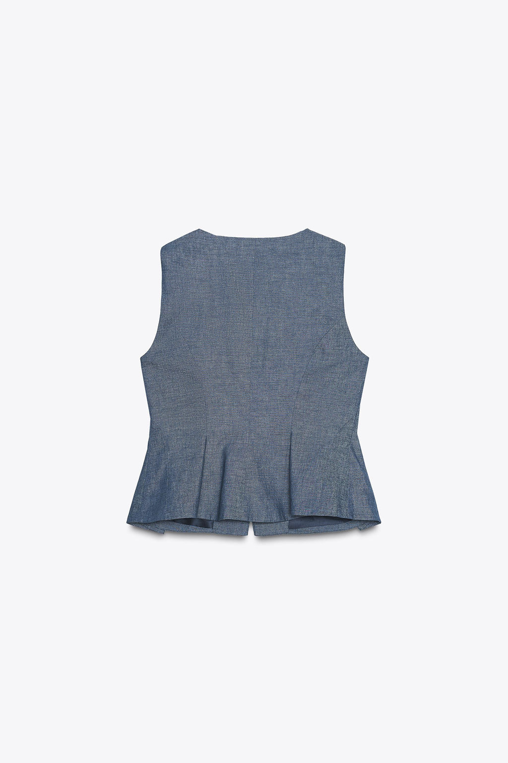 PEPLUM WAISTCOAT WITH LINEN - Zara фото 19