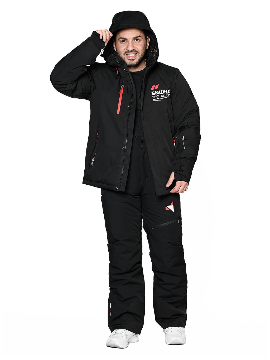 Костюм A-89103 Светло-серый - Snow headquarter фото 55