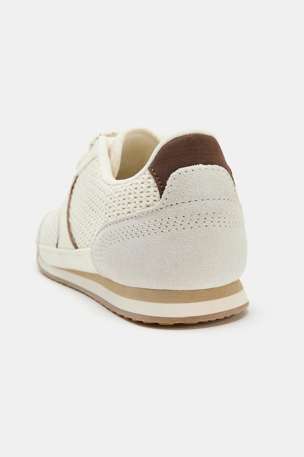 ZAPATILLAS RUNNING REJILLA / Blanco Crudo