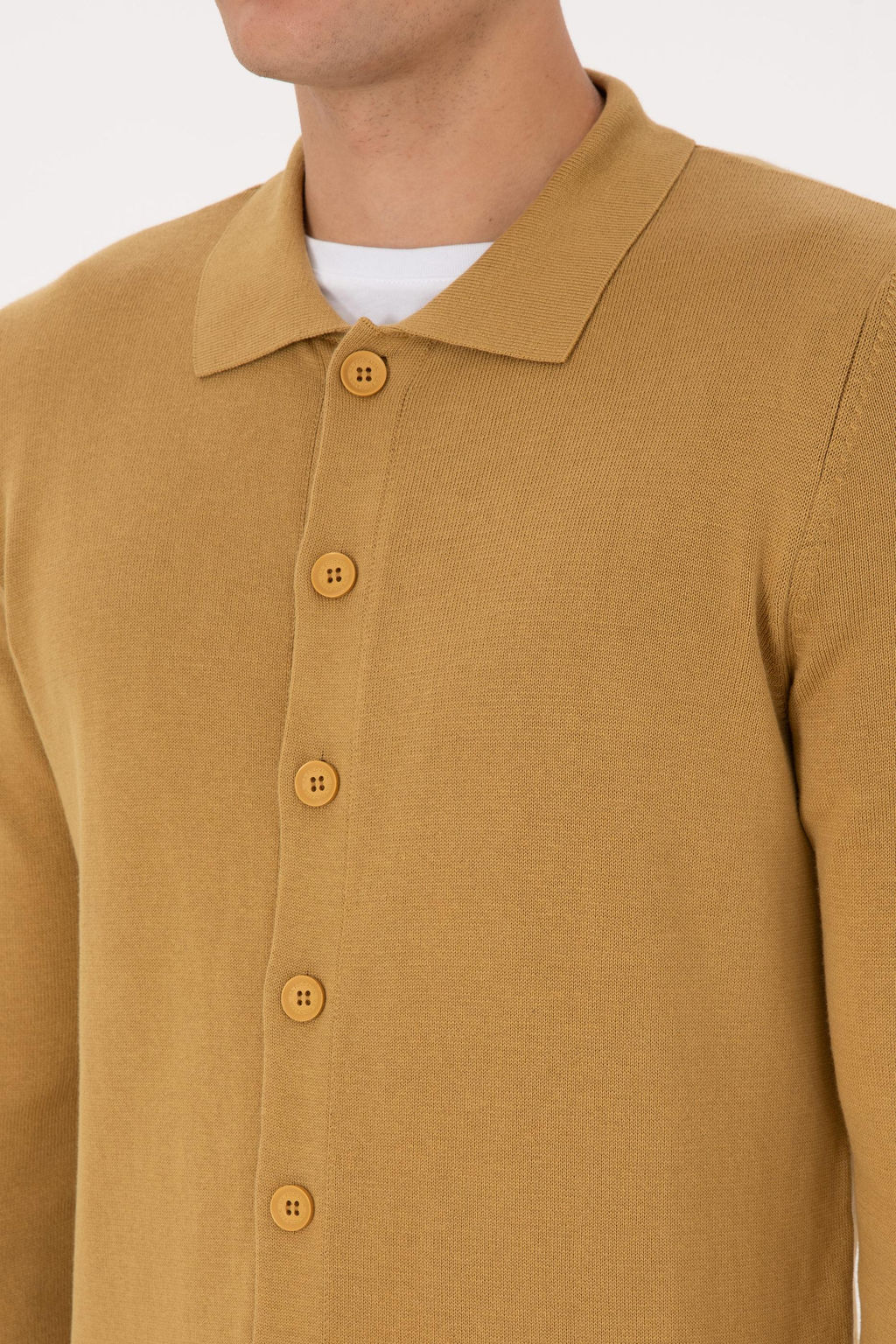 Erkek Hardal Basic Triko H_rka - U.s. polo assn фото 7