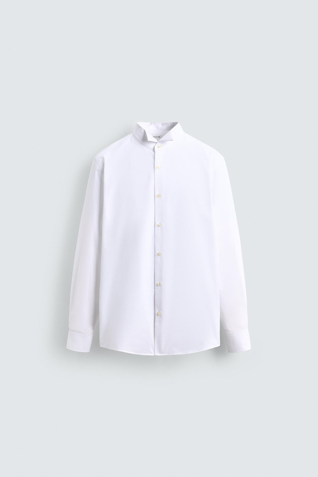 TUXEDO-STYLE COLLAR SHIRT - Zara фото 6
