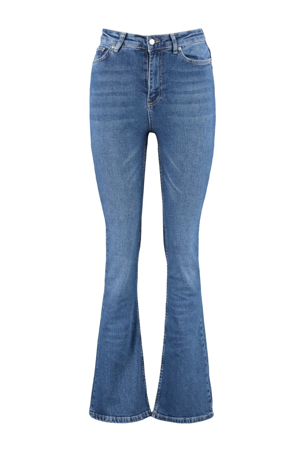 TRENDYOLMILLA Siyah More Sustainable Yuksek Bel Flare Jeans TWOSS23JE00063  фото 38