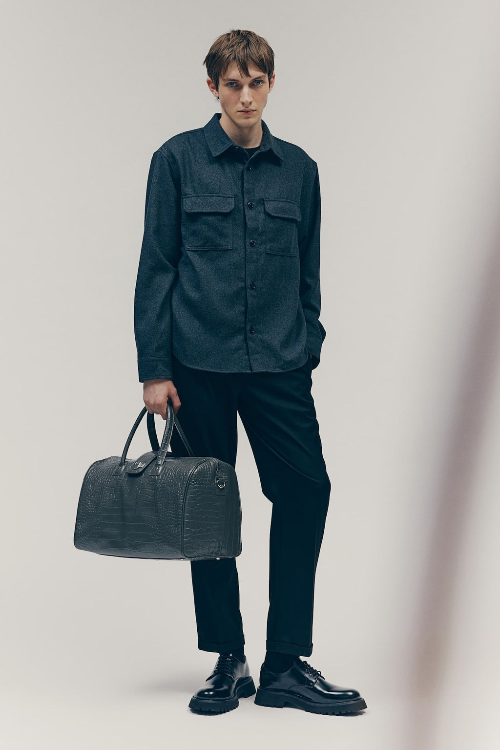 Sobrecamisa de fieltro Regular Fit