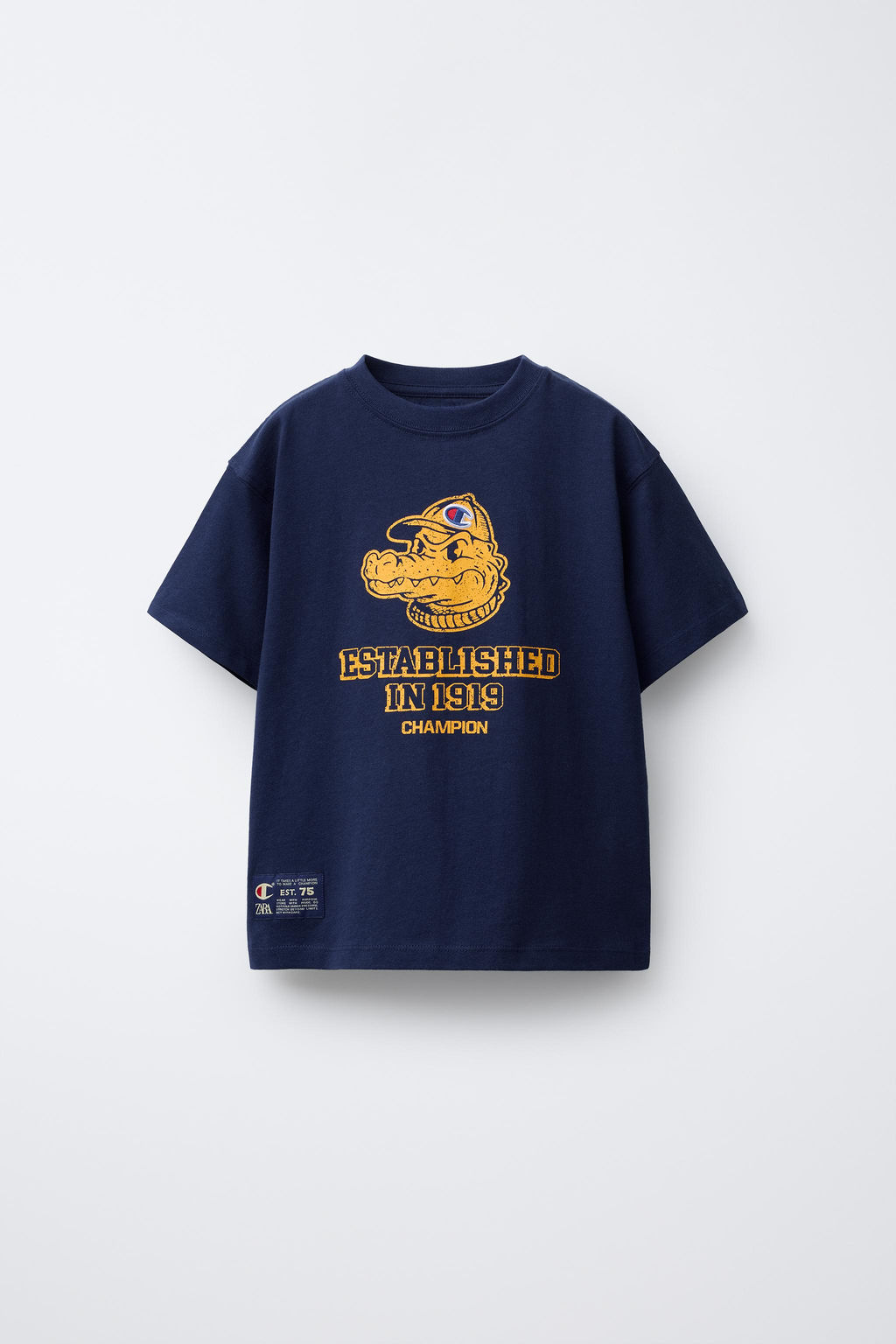 CROCODILE PRINT T-SHIRT CHAMPION ® X ZARA