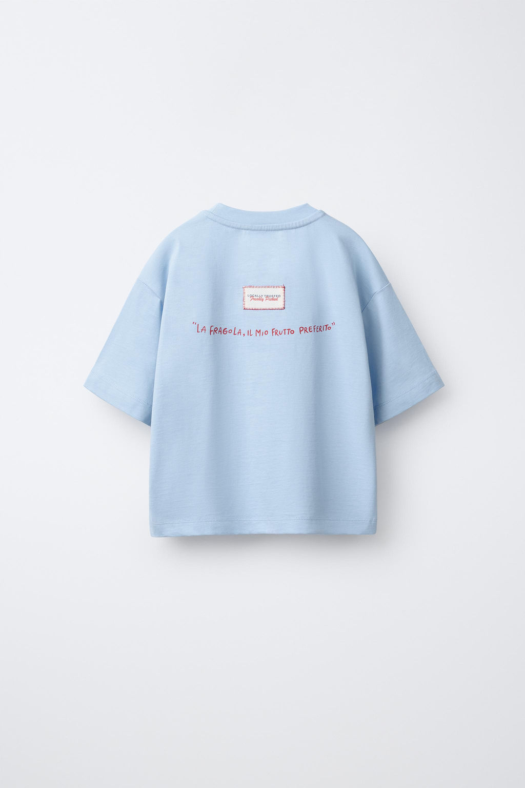 CAMISETA PARCHE TOMATES / Azul claro - Zara фото 2
