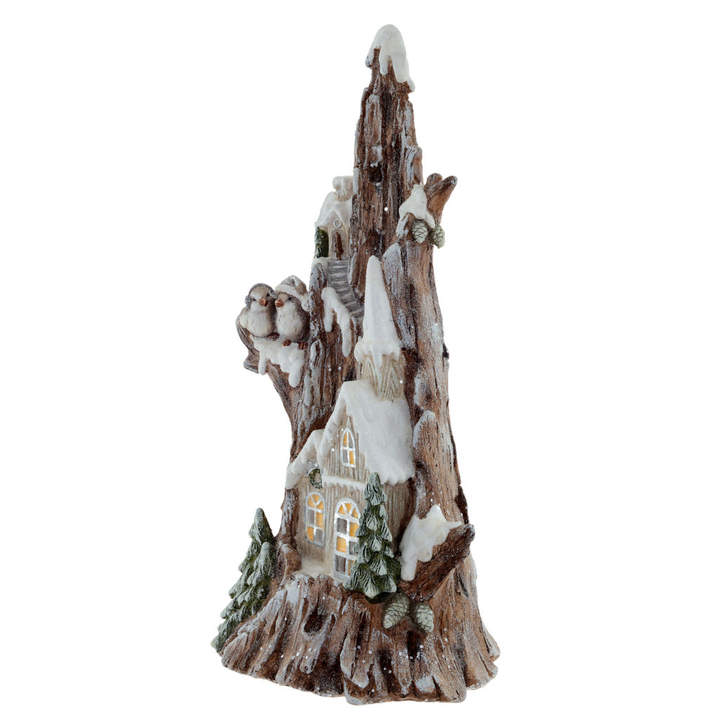 Фигурка декоративная "Домик" (подсветка, 3xAAA н/п), L37 W29 H73 см