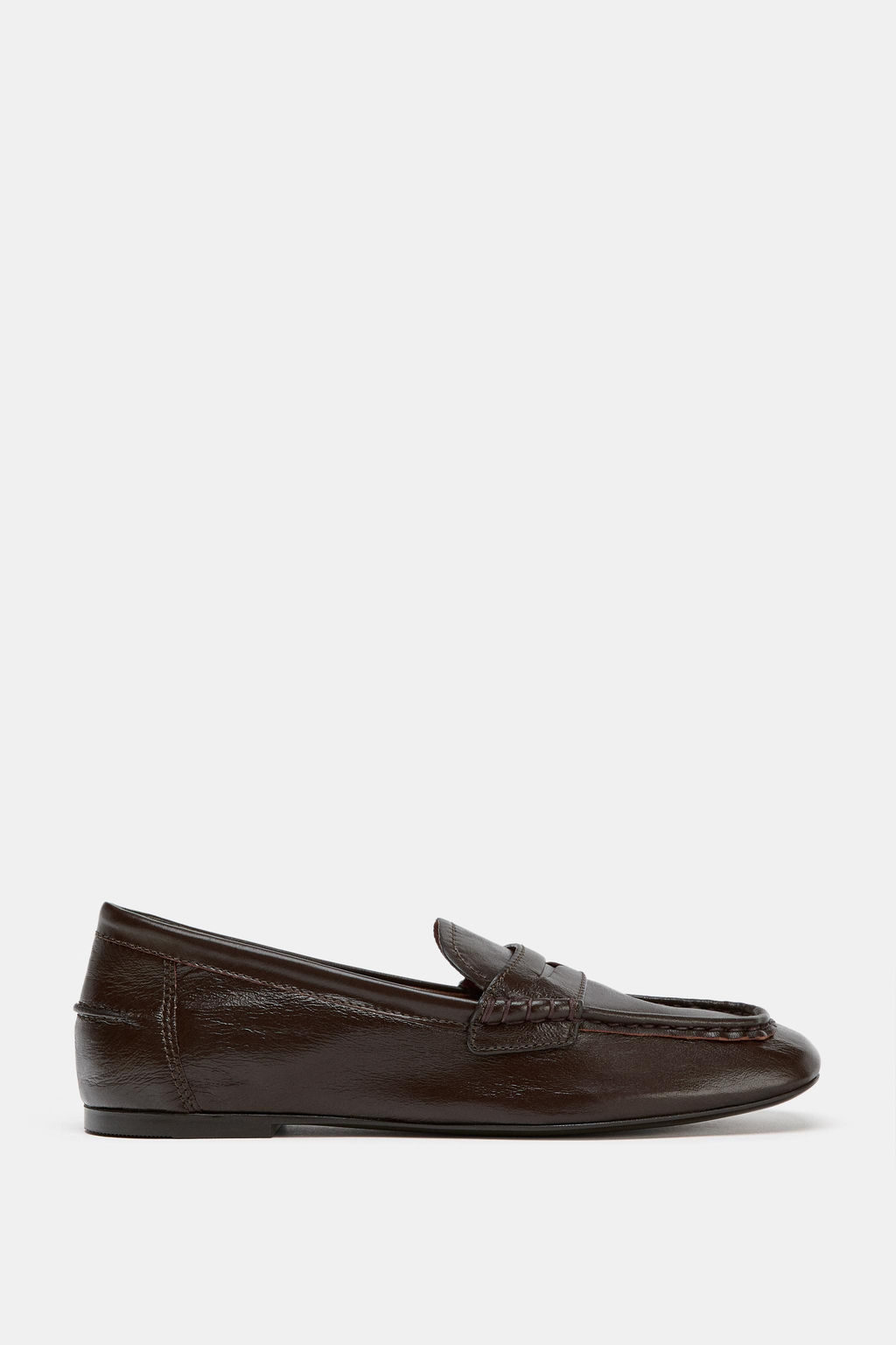 SOFT LEATHER LOAFERS - Zara фото 4