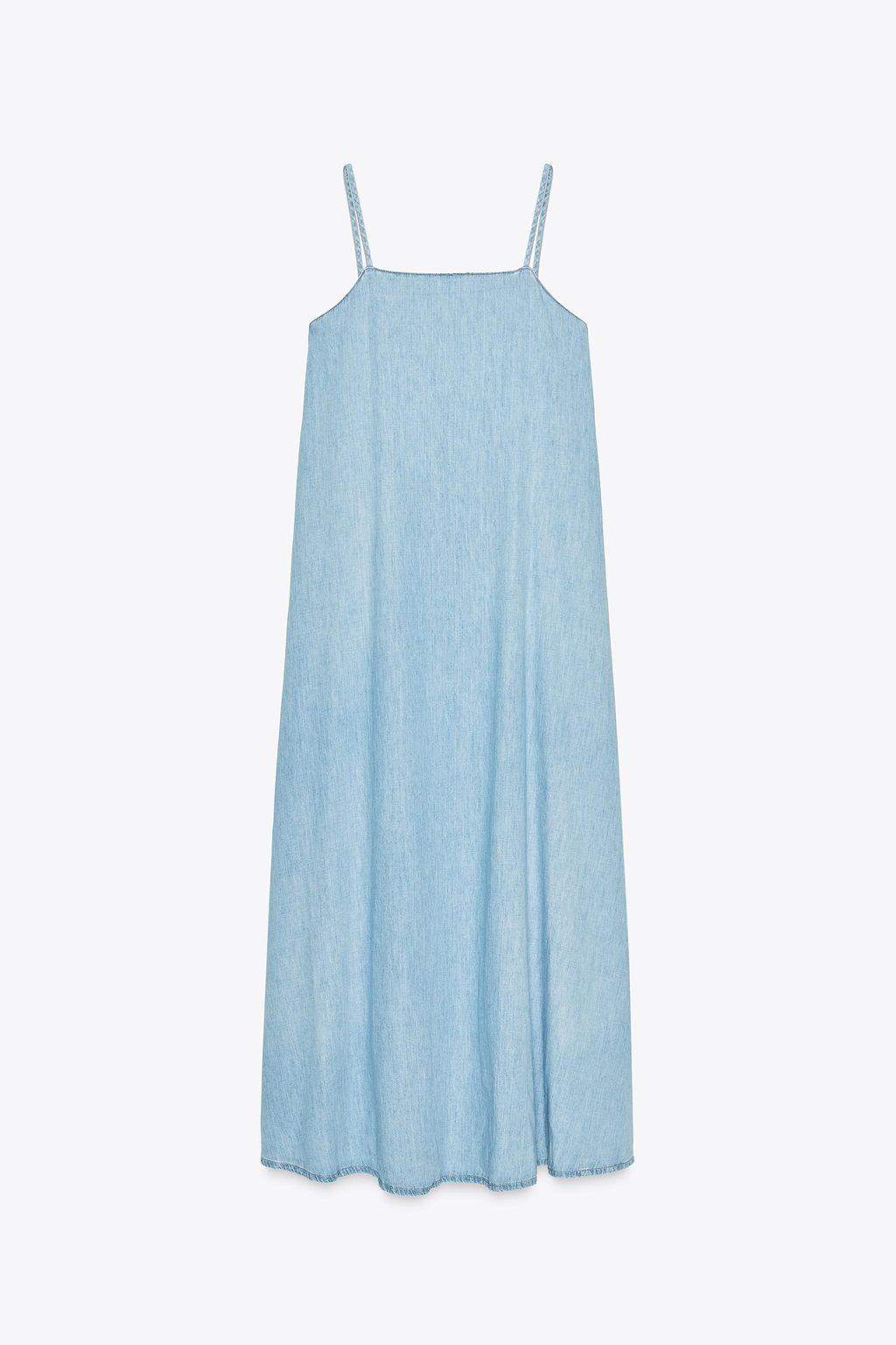 TRF DENIM MIDI DRESS - Zara фото 3