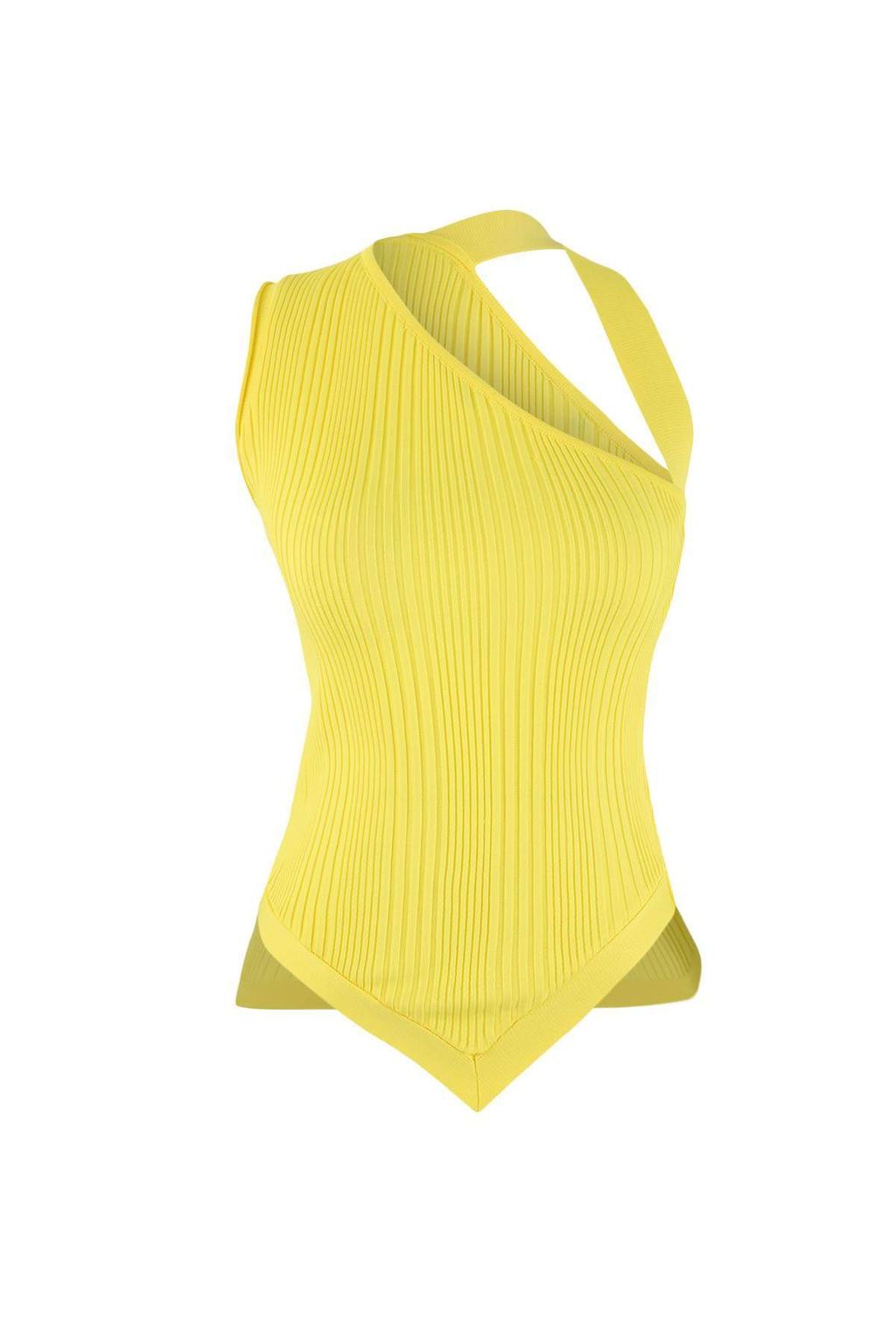 Sar? S?k Asimetrik Triko Bluz TWOSS26BZ00320