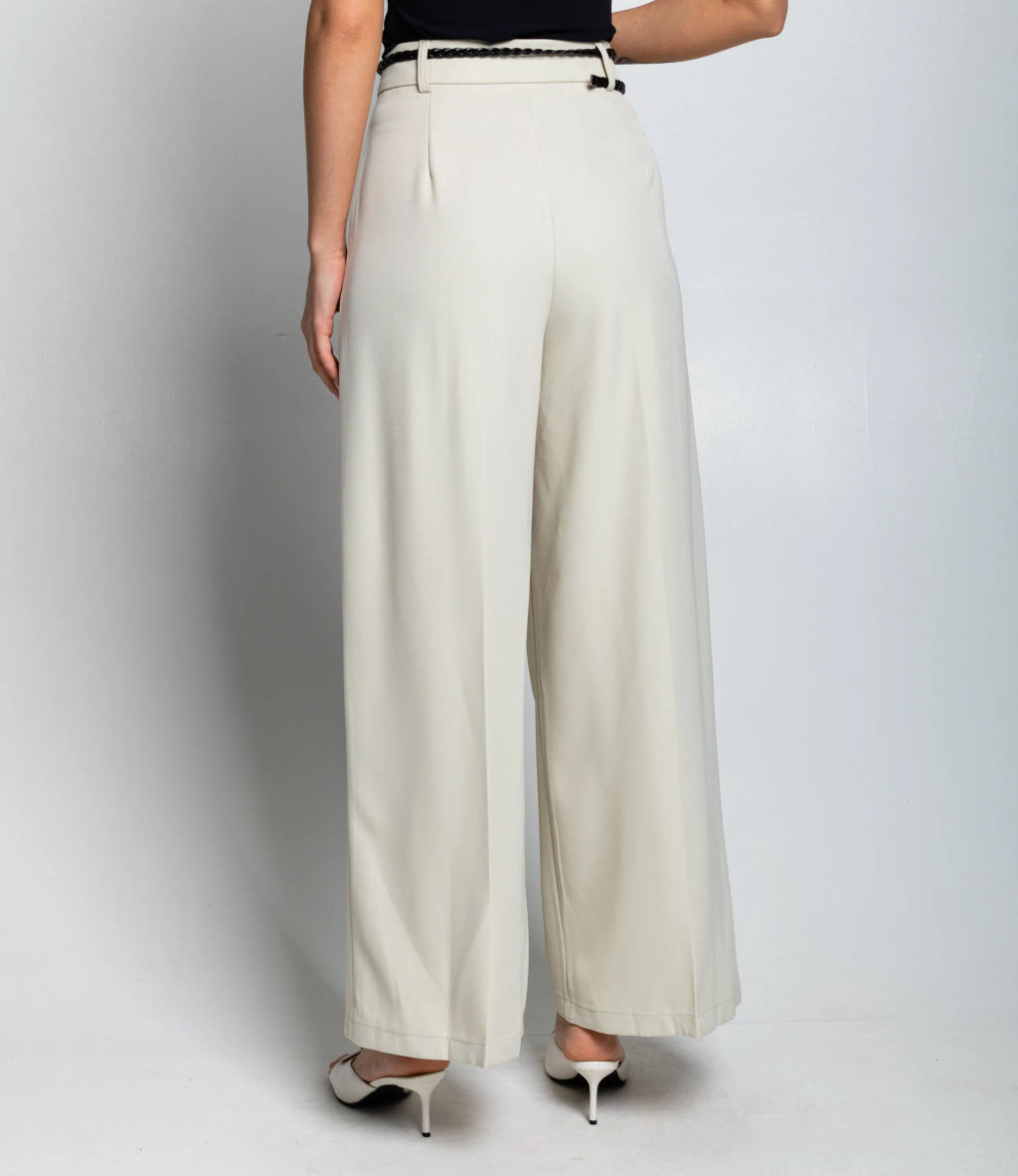 Брюки #КТ69008, бежево-серый