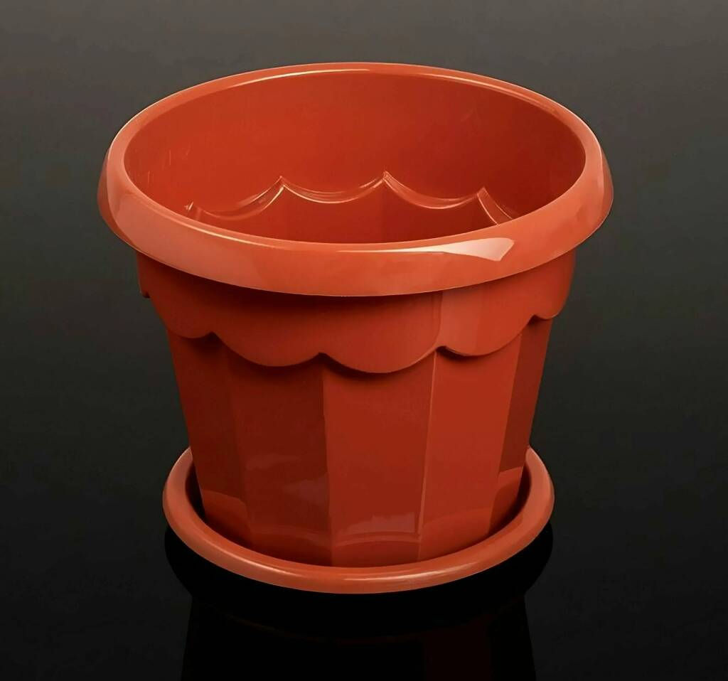 Горшок цв. Гармония 7л. с поддоном. М1412 М1577 - Альтернатива фото 4