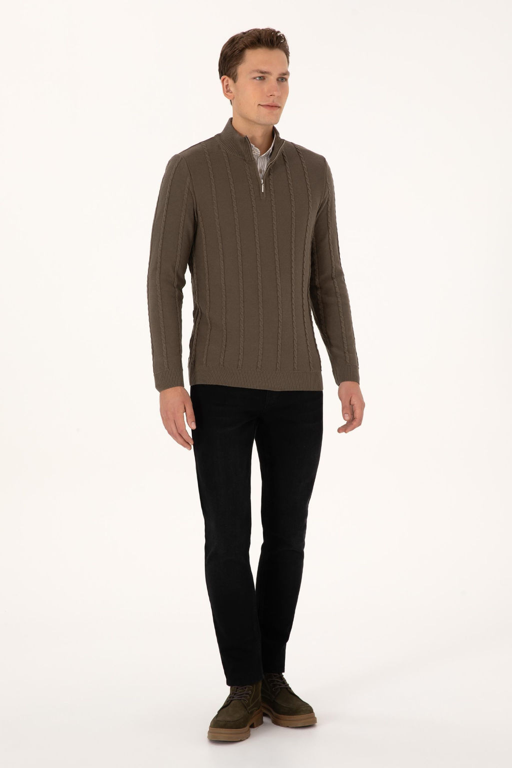 Erkek Vizon Kazak - U.s. polo assn фото 4
