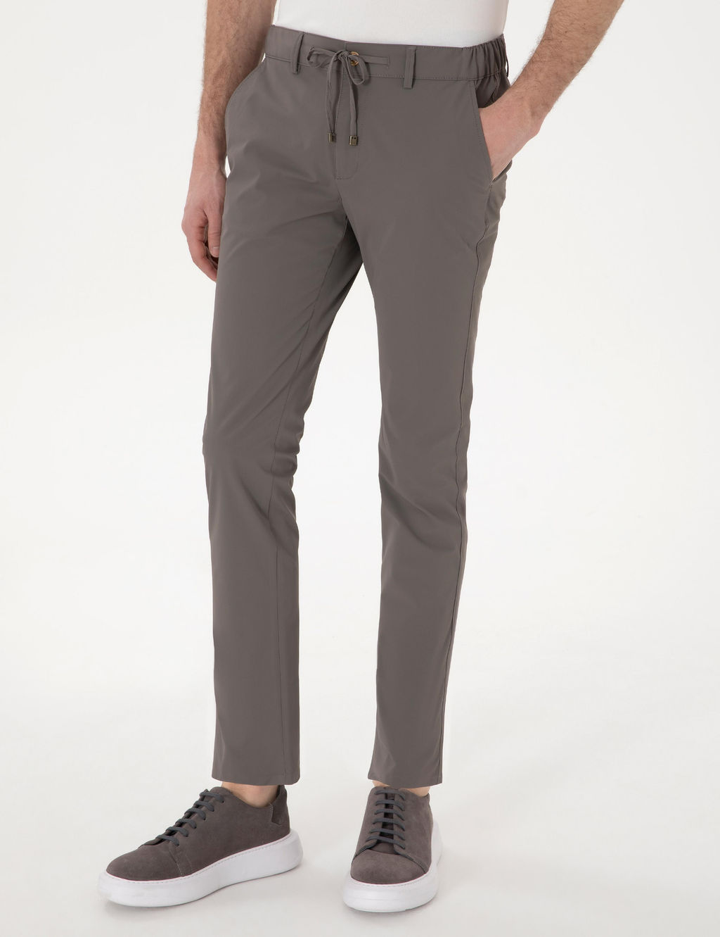 Vizon Slim Fit Jogger Kanvas Pantolon