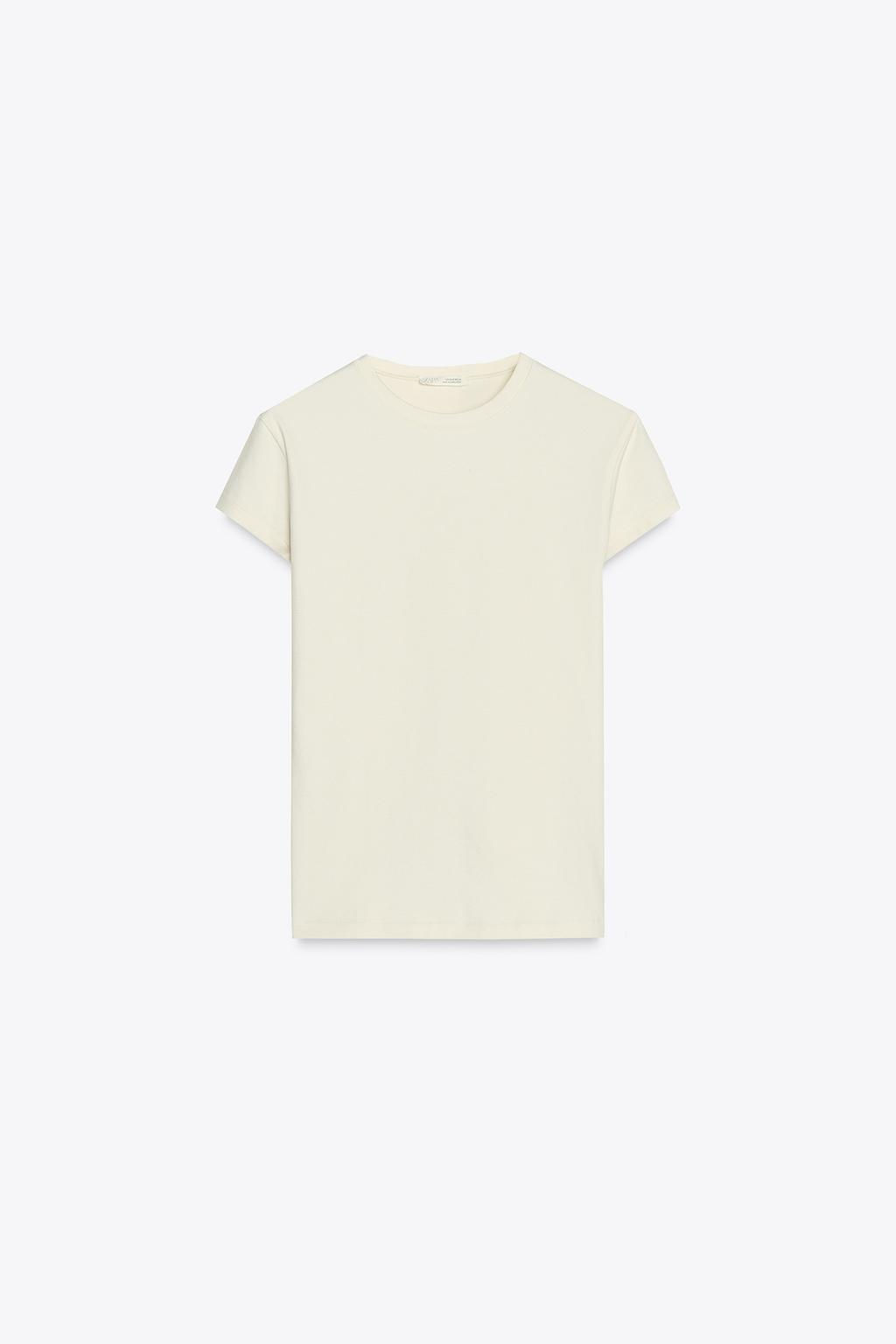 SLIM FIT SHORT SLEEVE T-SHIRT - Zara фото 11