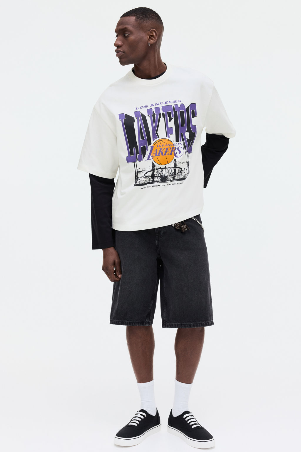 Camiseta con estampado Oversized Fit - H&m фото 9