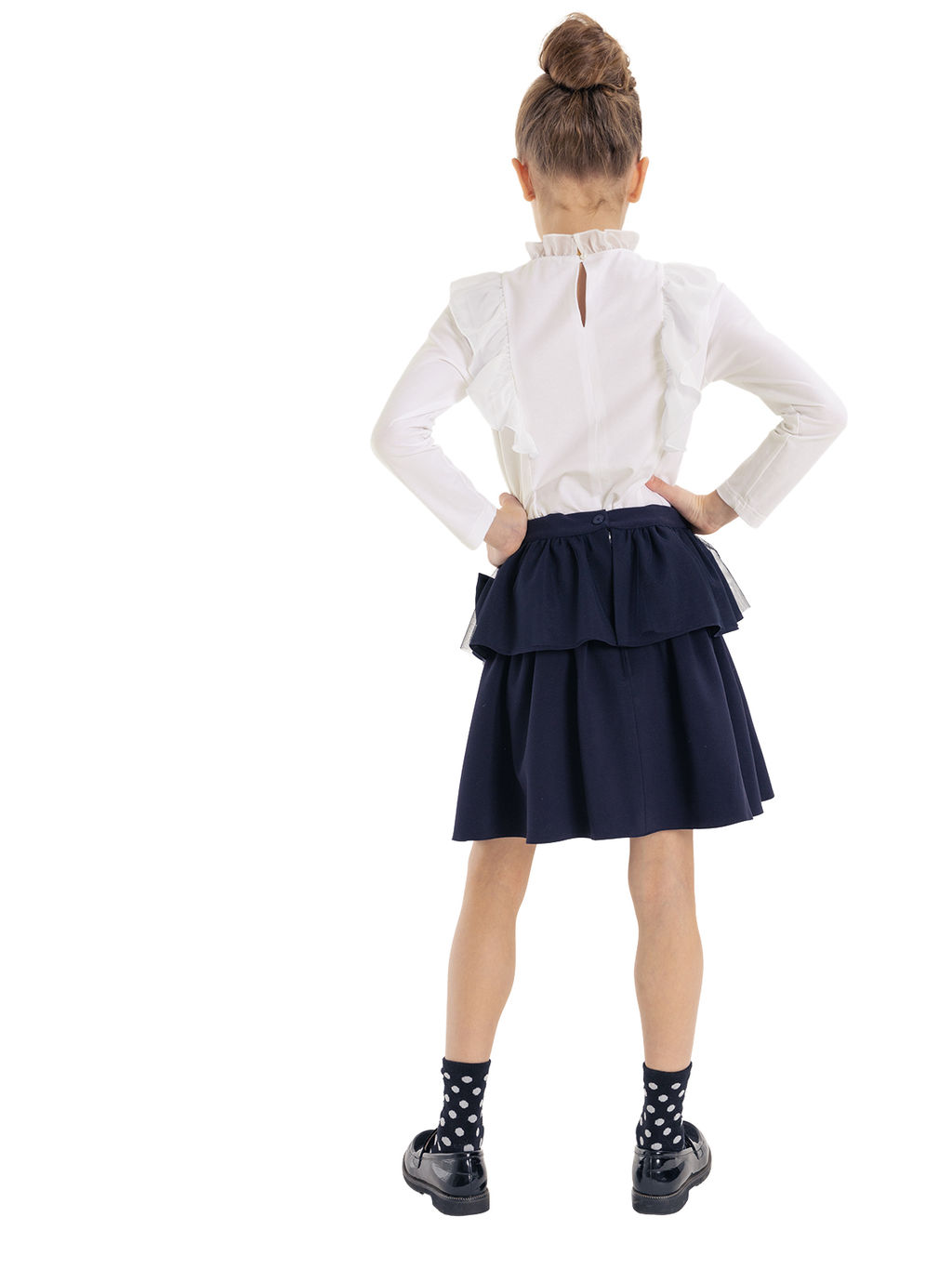 Школьный джемпер для девочки О76054 - Карамелли фото 2