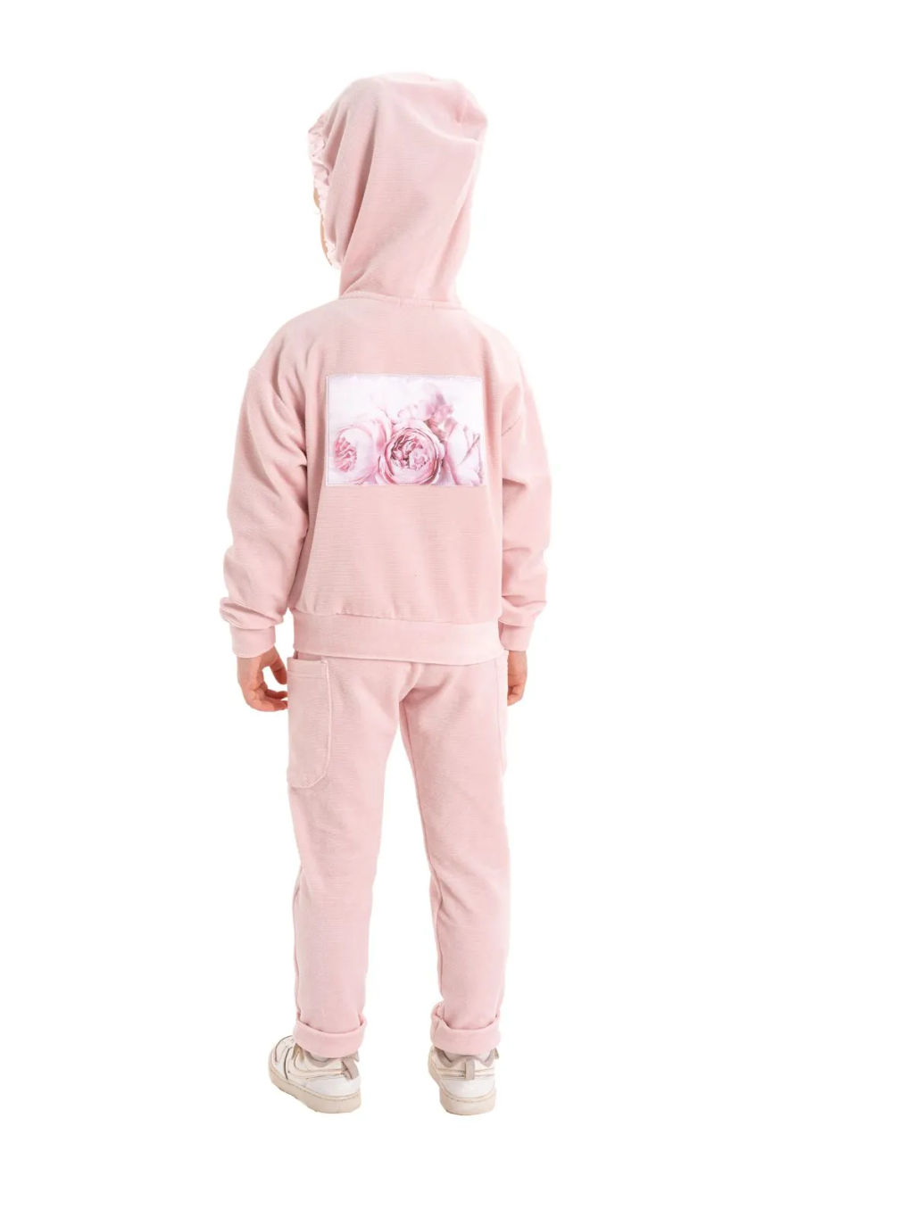 Джемпер дев. из велюра О66632 - Карамелли фото 9