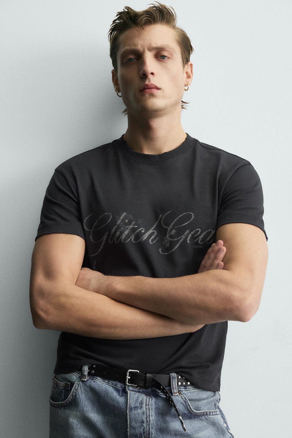 WASHED SLOGAN CROPPED FIT T-SHIRT - Zara фото 12