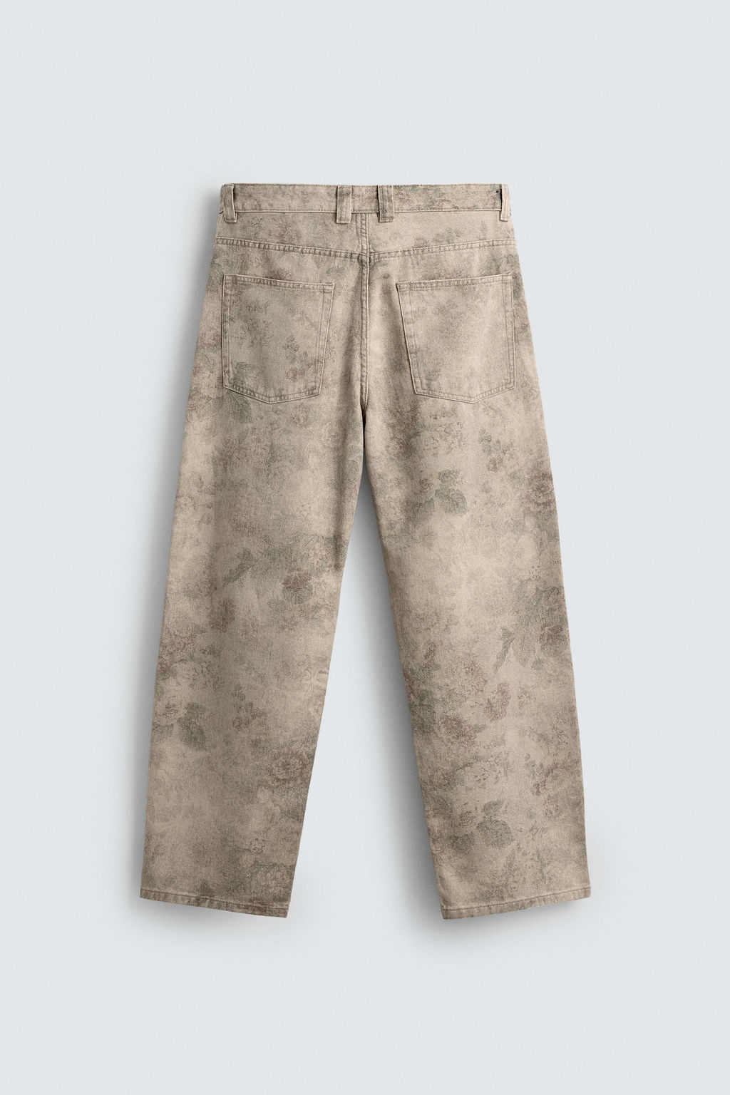 ABSTRACT PRINTED BALLOON FIT TROUSERS - Zara фото 2