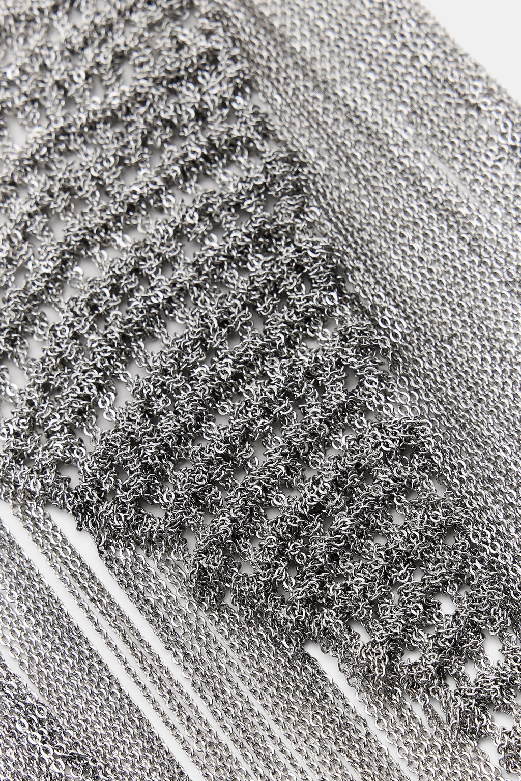 FRINGED MESH NECKLACE - Zara фото 3