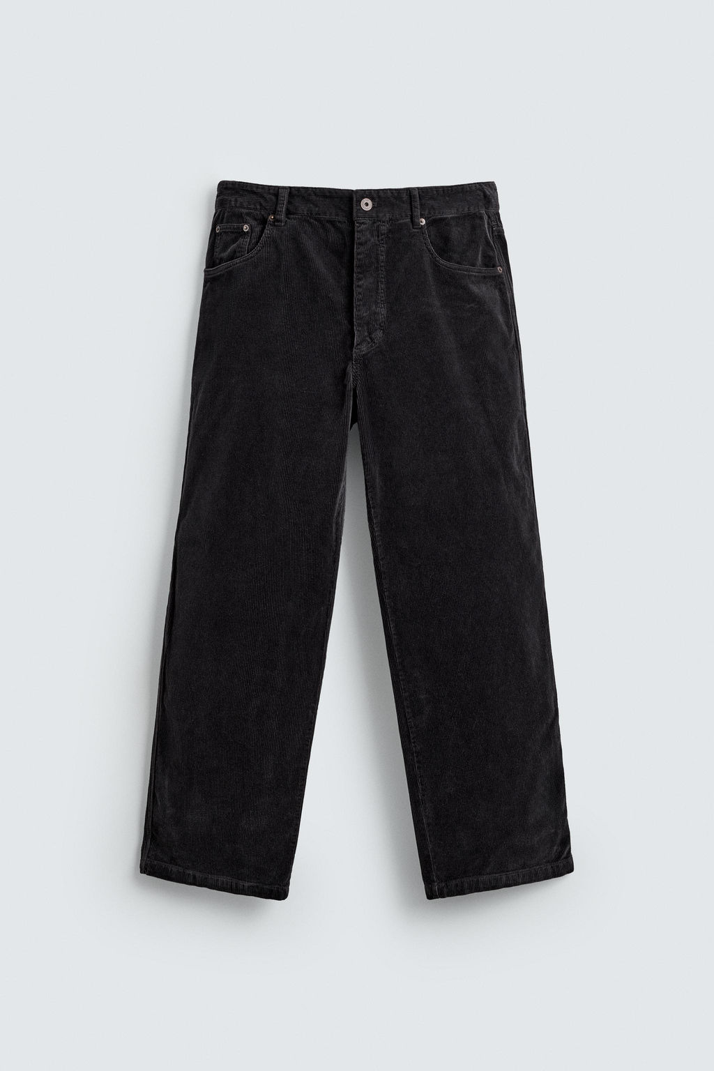REGULAR FIT CORDUROY TROUSERS - Zara фото 9
