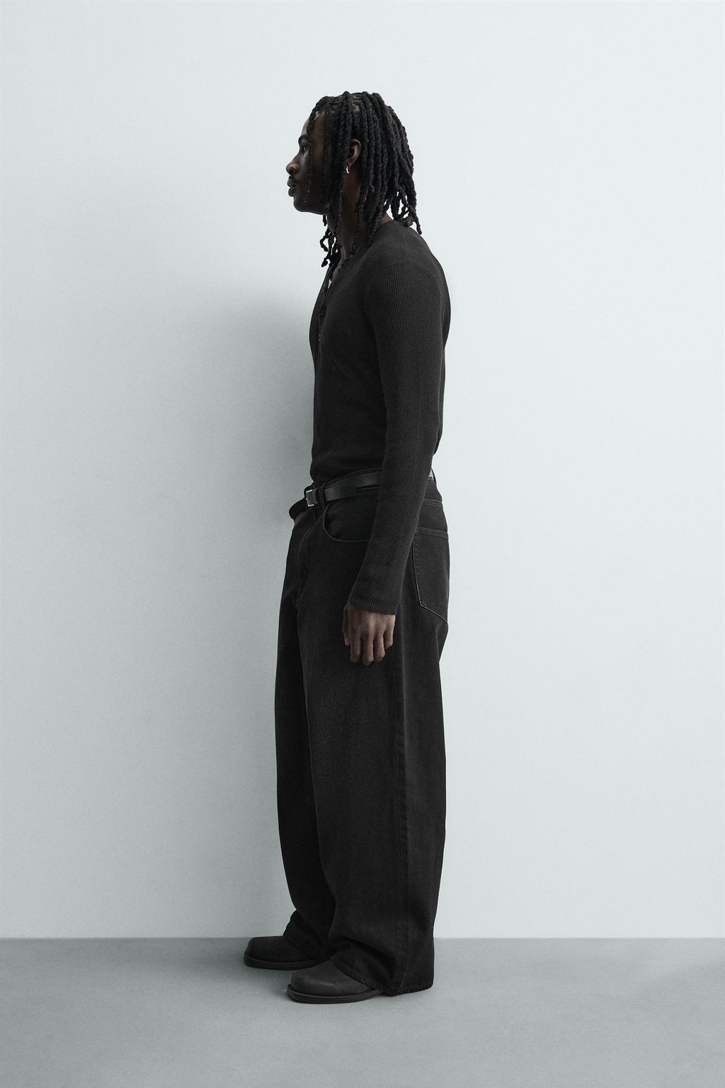 JEANS BAGGY FIT / Negro - Zara фото 4